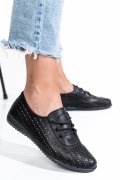 PANTOFI NEGRI PIELE NATURALA 0SP09-1