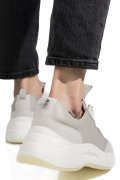 PANTOFI SPORT GRI PIELE NATURALA FPC002455