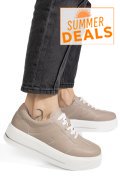 PANTOFI SPORT ROZ PIELE NATURALA TPC8076