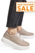 PANTOFI SPORT ROZ PIELE NATURALA TPC8076