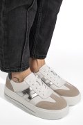 PANTOFI SPORT ALBI PIELE NATURALA TPC8076
