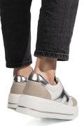 PANTOFI SPORT ALBI PIELE NATURALA TPC8076