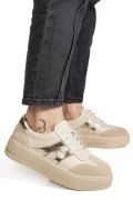 PANTOFI SPORT BEJ PIELE NATURALA TPC8076