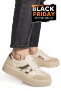 PANTOFI SPORT BEJ PIELE NATURALA TPC8076