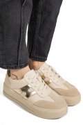 PANTOFI SPORT BEJ PIELE NATURALA TPC8076