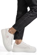 PANTOFI SPORT ALBI PIELE NATURALA FPC001879