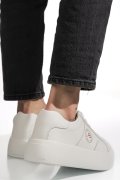 PANTOFI SPORT ALBI PIELE NATURALA FPC001879