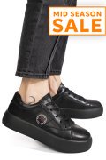 PANTOFI SPORT NEGRI PIELE NATURALA FPC001879