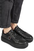 PANTOFI SPORT NEGRI PIELE NATURALA FPC001879