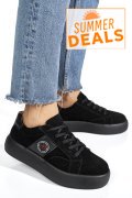PANTOFI SPORT NEGRI PIELE NATURALA INTOARSA FPC001879
