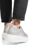 PANTOFI SPORT GRI PIELE NATURALA TPC7019