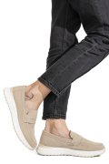 MOCASINI BEJ PIELE NATURALA INTOARSA TPC2810