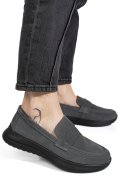 MOCASINI GRI PIELE NATURALA INTOARSA TPC2810