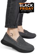 MOCASINI GRI PIELE NATURALA INTOARSA TPC2810