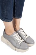 PANTOFI SPORT GRI PIELE NATURALA 3S77011B