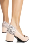 PANTOFI ROZ PIELE NATURALA 5S77602B