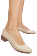 PANTOFI BEJ PIELE NATURALA 1S7771