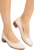 PANTOFI BEJ PIELE NATURALA 1S7771