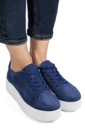 PANTOFI SPORT ALBASTRI PIELE NATURALA INTOARSA FSP002470