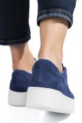 PANTOFI SPORT ALBASTRI PIELE NATURALA INTOARSA FSP002470