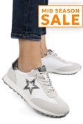 PANTOFI SPORT ALB GRI PIELE NATURALA FSP002479