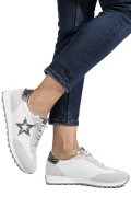 PANTOFI SPORT ALB GRI PIELE NATURALA FSP002479