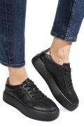 PANTOFI SPORT NEGRI PIELE NATURALA FSP001884