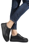 PANTOFI SPORT NEGRI PIELE NATURALA FSP001884