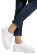 PANTOFI SPORT ALBI PIELE NATURALA FSP002470