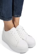 PANTOFI SPORT ALBI PIELE NATURALA FSP002470