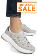 PANTOFI SPORT GRI PIELE NATURALA TSP2820