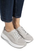PANTOFI SPORT GRI PIELE NATURALA TSP2820