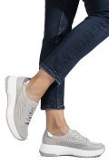 PANTOFI SPORT GRI PIELE NATURALA TSP2820