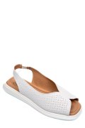 SANDALE ALBE PIELE NATURALA TSP6028