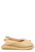 SANDALE GALBENE PIELE NATURALA TSP6028