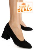 PANTOFI NEGRI PIELE NATURALA INTOARSA 5S77006