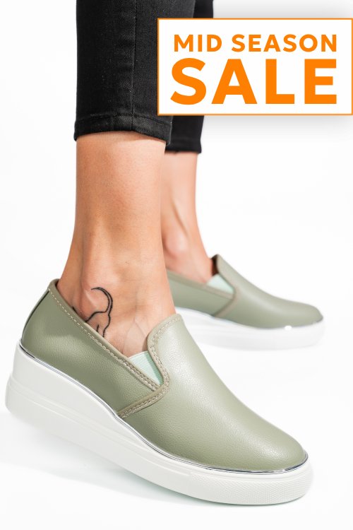Mocasini gri inchis piele naturala tsp3097