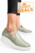 MOCASINI GRI INCHIS PIELE NATURALA TSP3097