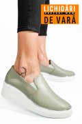 MOCASINI GRI INCHIS PIELE NATURALA TSP3097