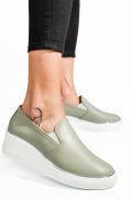 MOCASINI GRI INCHIS PIELE NATURALA TSP3097