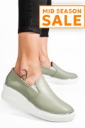 MOCASINI GRI INCHIS PIELE NATURALA TSP3097
