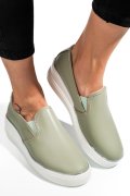 MOCASINI GRI INCHIS PIELE NATURALA TSP3097