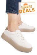 PANTOFI SPORT BEJ PIELE NATURALA INTOARSA FSP001884