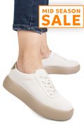 PANTOFI SPORT BEJ PIELE NATURALA INTOARSA FSP001884