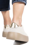 PANTOFI SPORT BEJ PIELE NATURALA INTOARSA FSP001884
