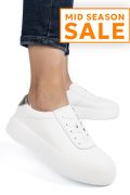 PANTOFI SPORT ALBI PIELE NATURALA FSP001884