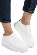 PANTOFI SPORT ALBI PIELE NATURALA FSP001884