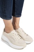 PANTOFI SPORT BEJ PIELE NATURALA TSP2820