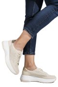 PANTOFI SPORT BEJ PIELE NATURALA TSP2820