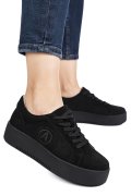 PANTOFI SPORT NEGRI PIELE NATURALA INTOARSA FSP002470